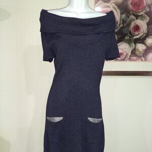 INC Knitted Mini Dress Size L.
